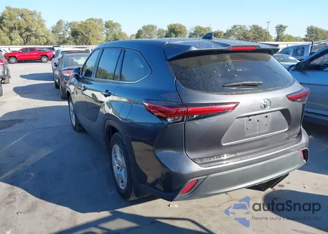 2023 Toyota Highlander Le z USA, uszkodzony, nr VIN 5TDKDRBH2PS019712